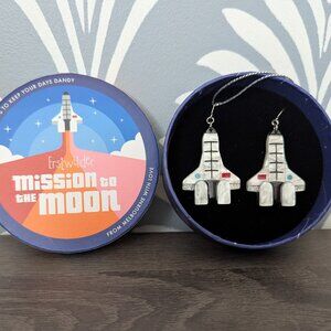 Erstwilder Mission To The Moon Drop Earrings